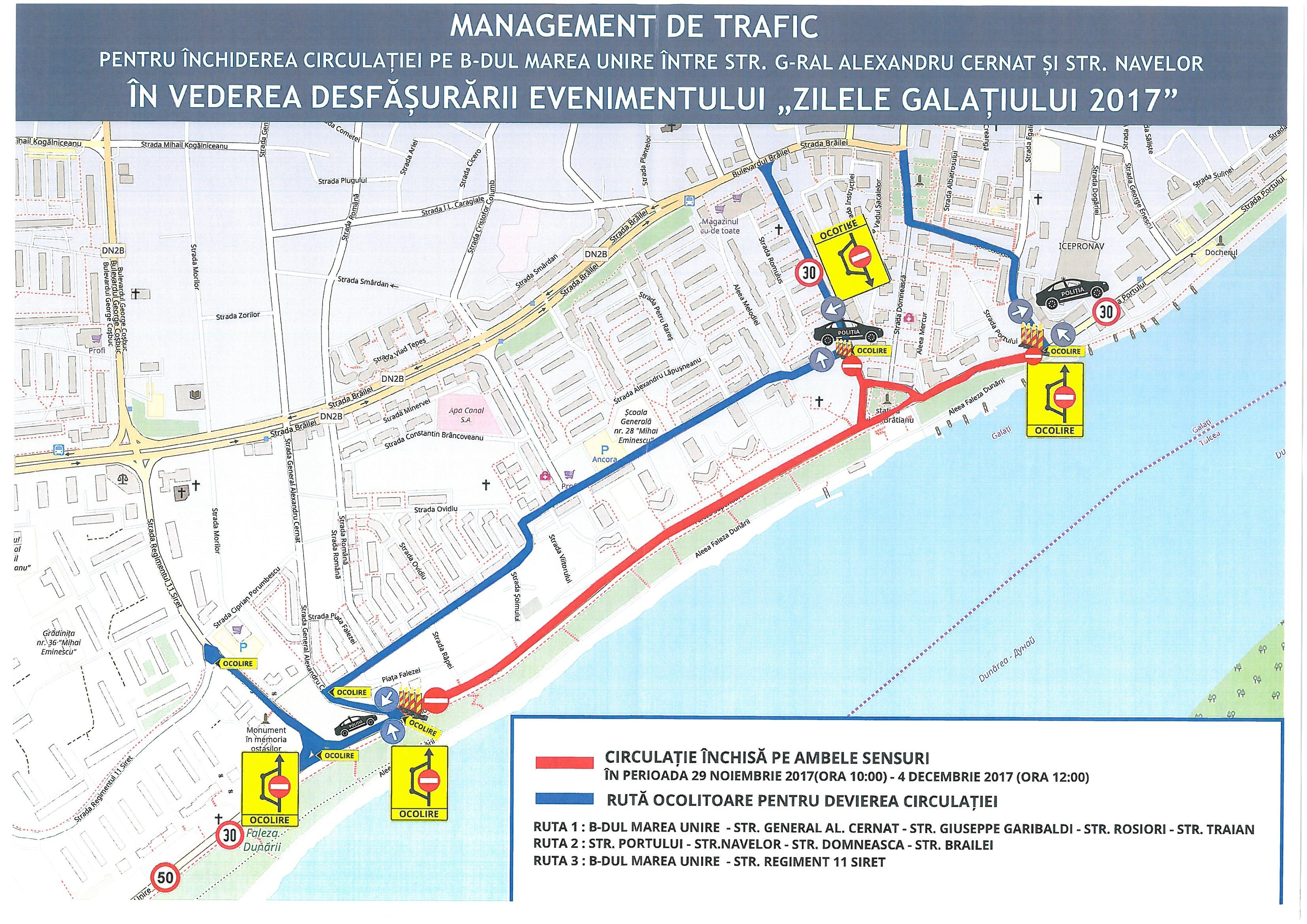 Poliţia iese în stradă de ZILELE GALAȚIULUI