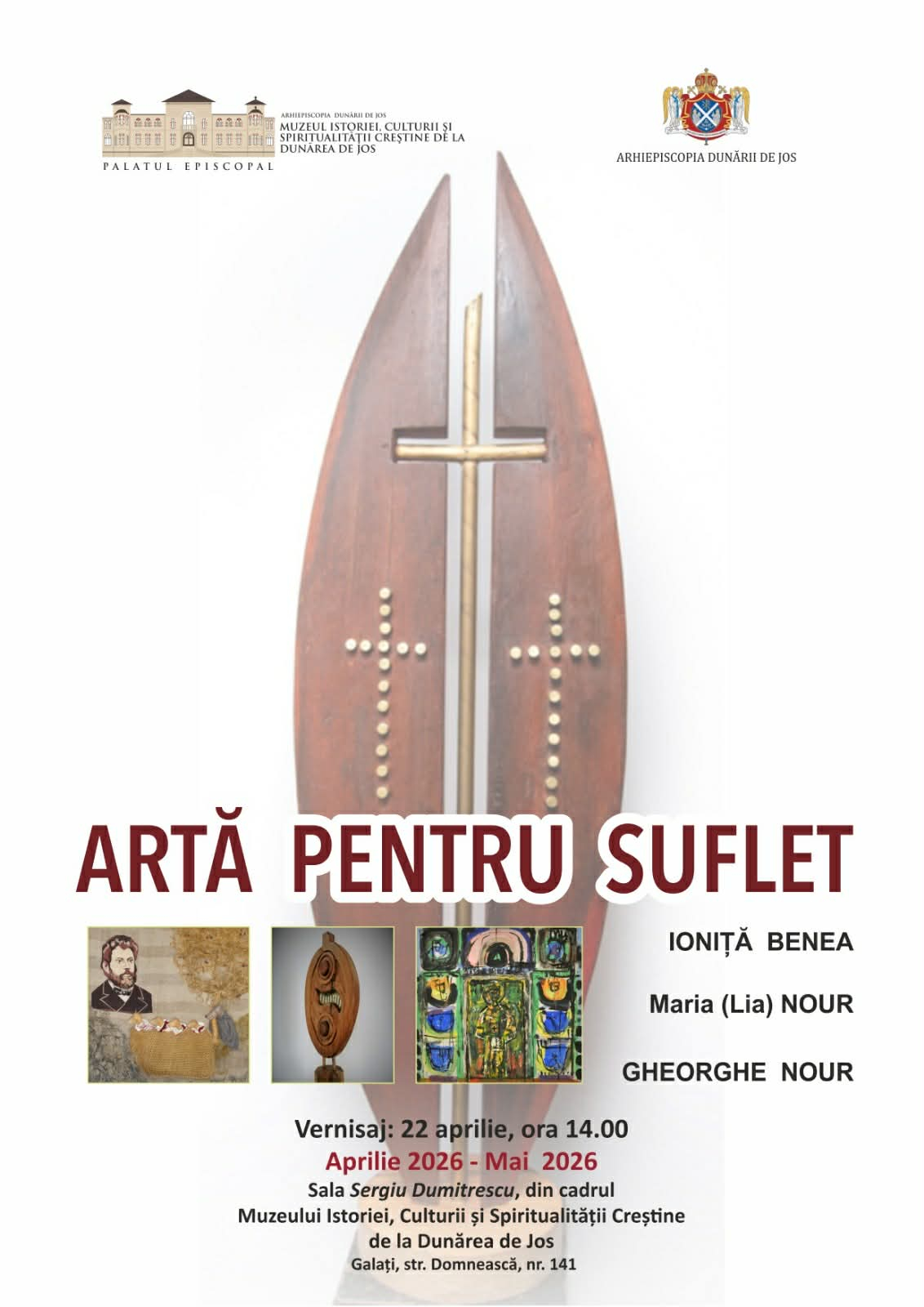 Vernisajul expoziţiei "Artă pentru suflet", la Muzeul Eparhial