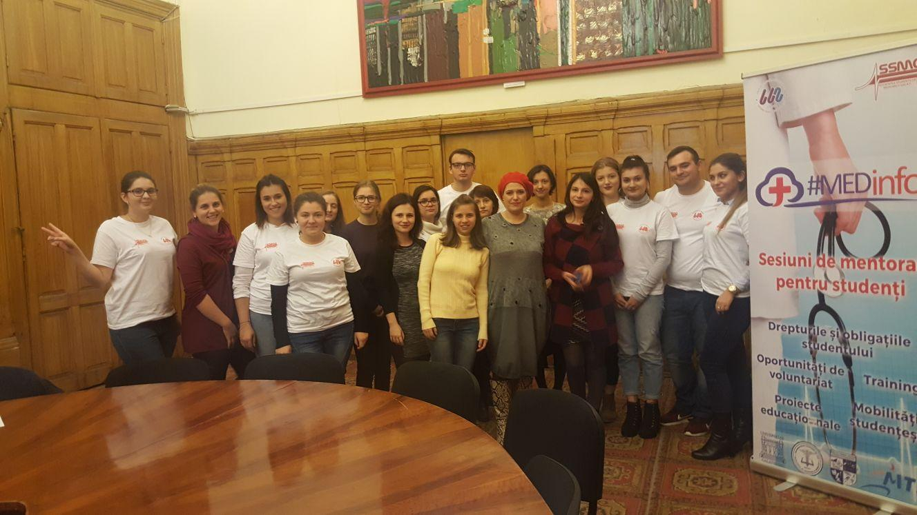 Sesiuni de mentorat pentru studenții mediciniști
