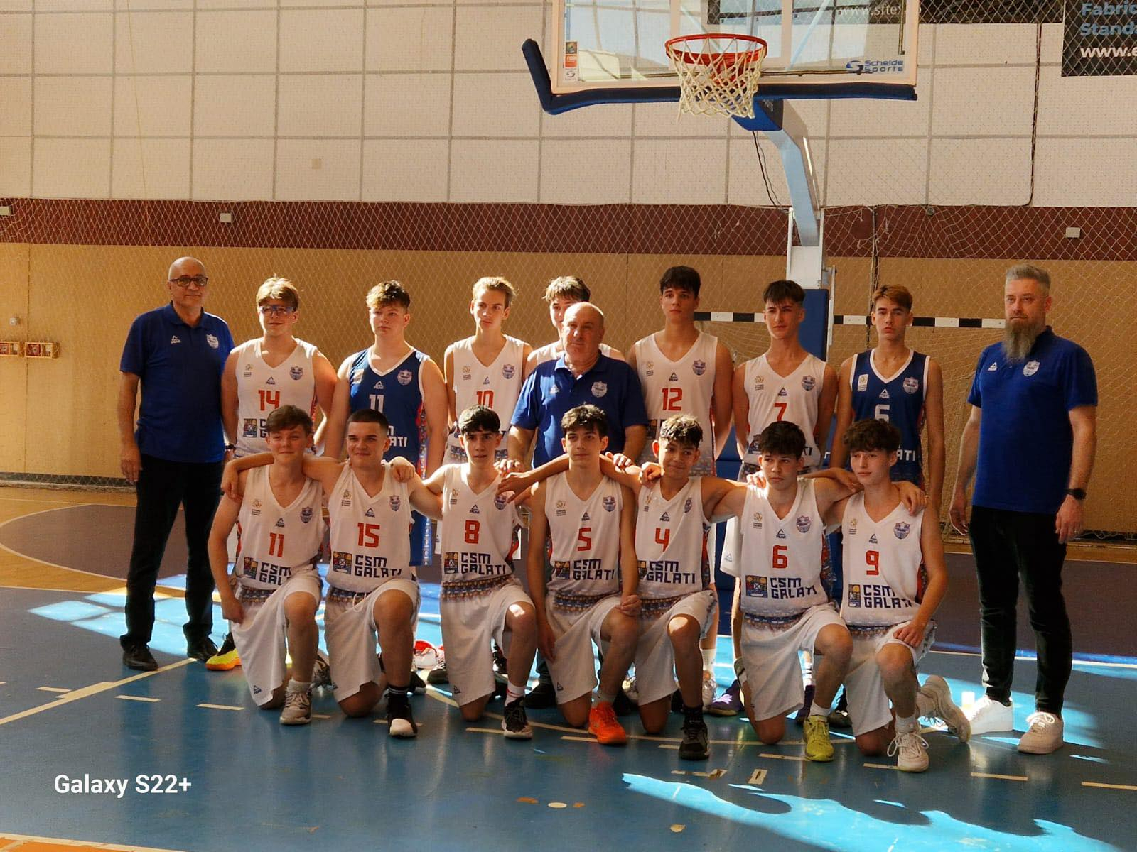 Succes al baschetbaliştilor juniori. Din sportul gălățean