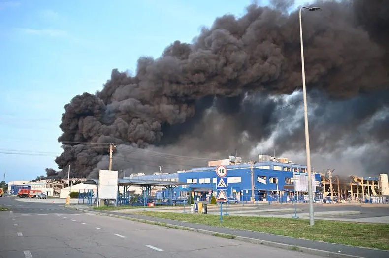 Fabrică americană din Ucraina, lovită de ruși