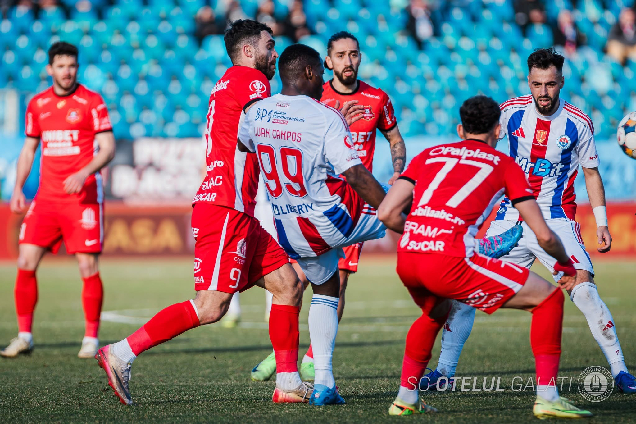 Oțelul - FC Hermannstadt, în așteptarea revirimentului. Gălățenii au nevoie acută de victorie