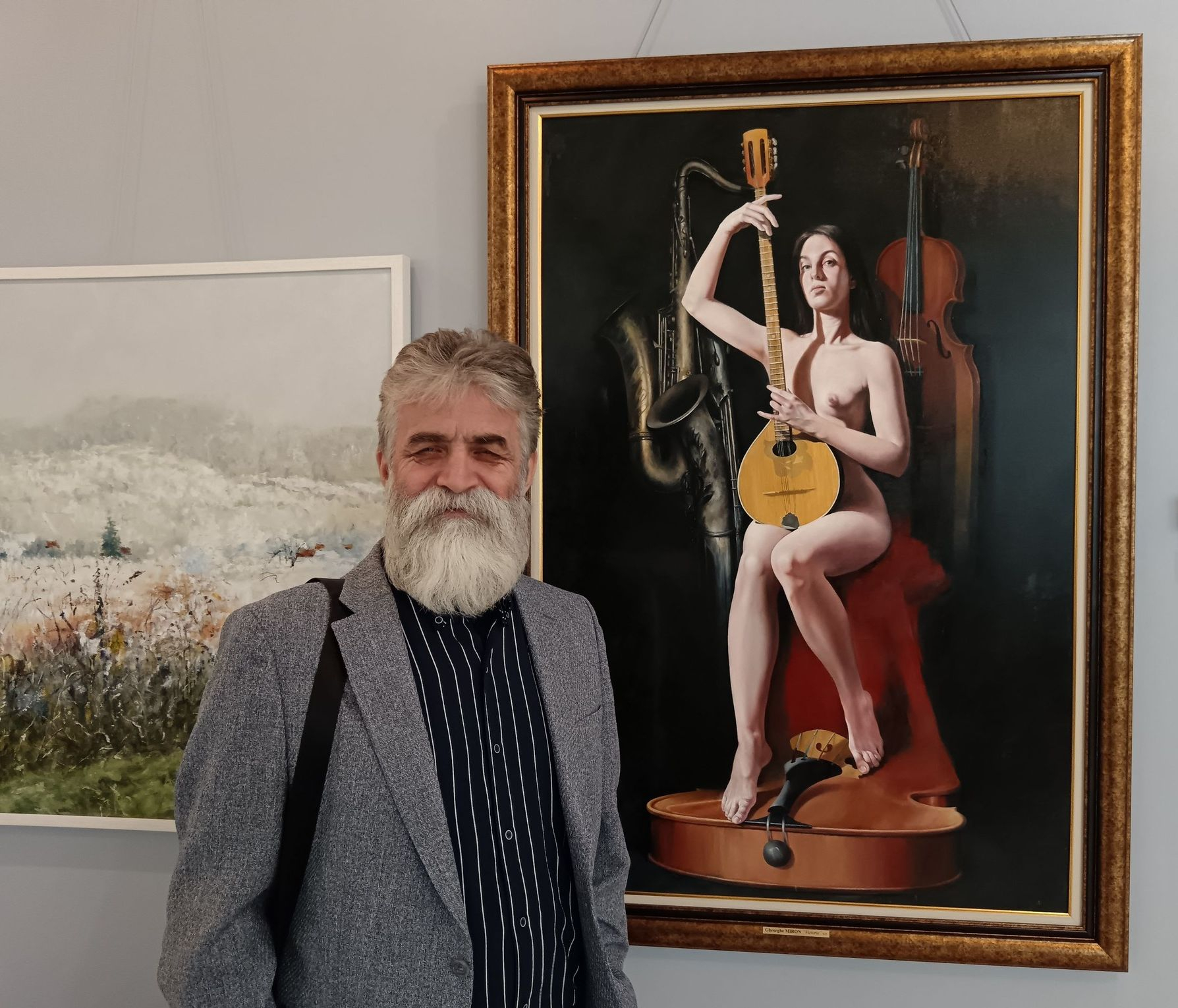 Pictorul gălăţean Gheorghe Miron, premiat la Botoșani