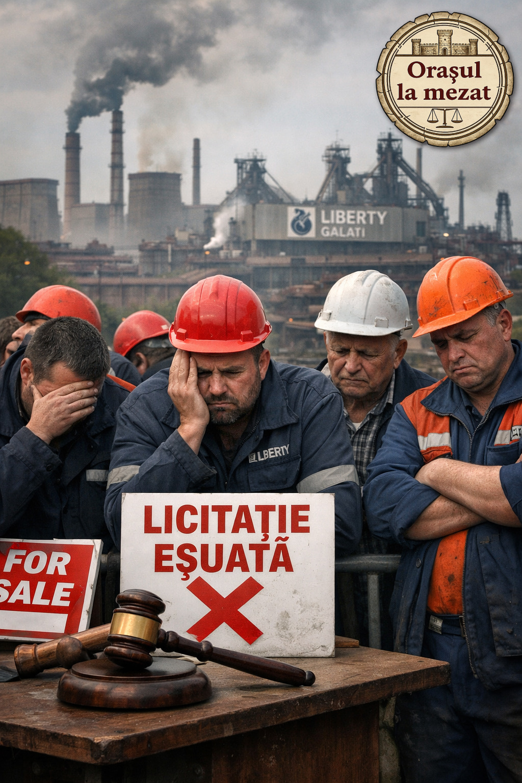 Remus Borza: „Există interes pentru Liberty Galaţi, dar nu la prețul acesta”. Prima licitație, zero participanți