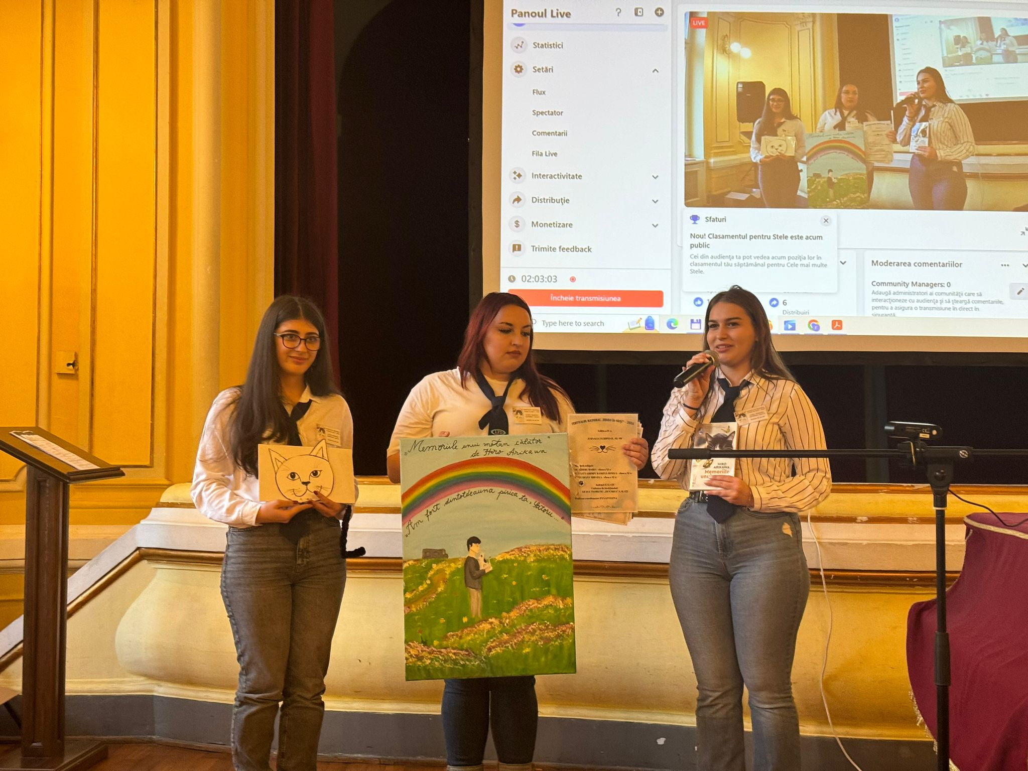 Eleve de la Liceul Teoretic „Dunărea” din Galați - laureate la Sibiu