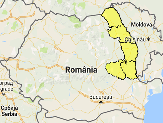 Cod galben de vânt și vijelii în județul Galați