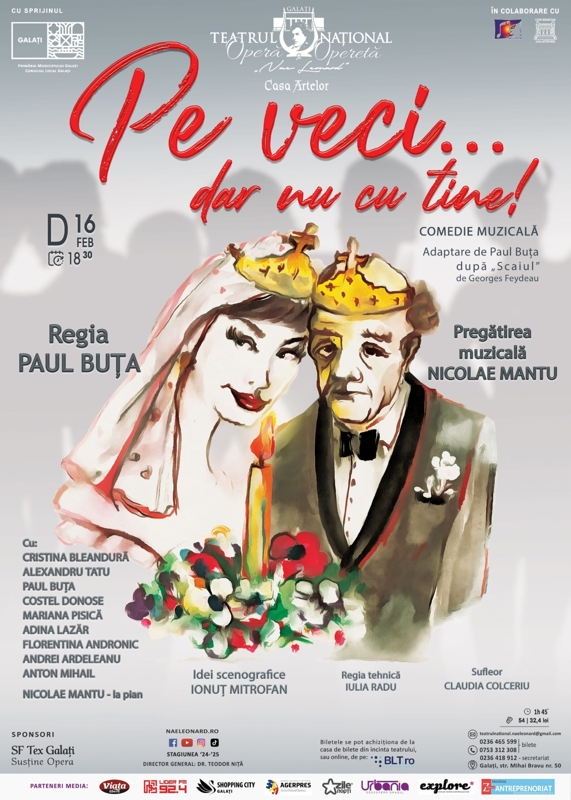 Evenimente muzicale de weekend, la Teatrul "Nae Leonard"