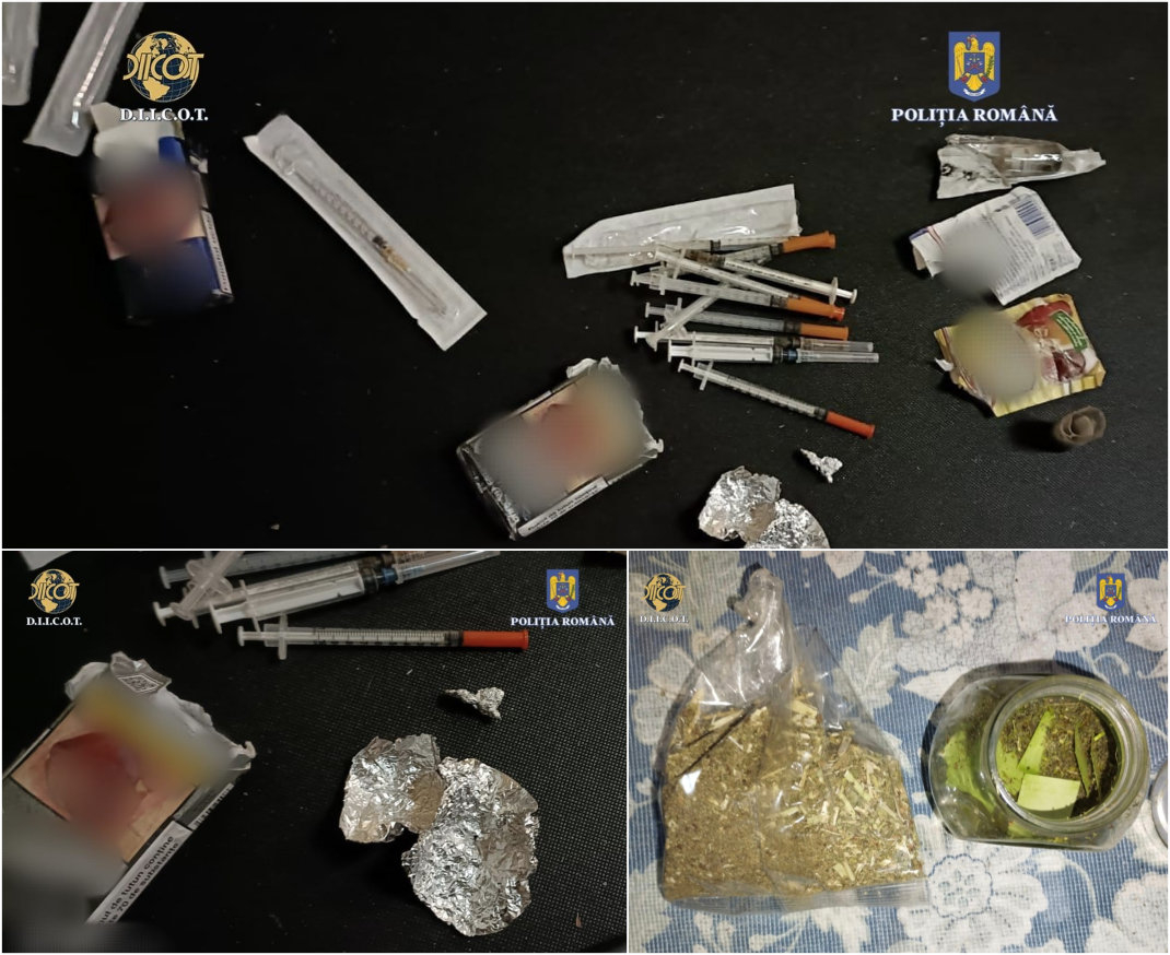 Percheziții la Galați printre elevii care vând droguri în școli (foto/video)