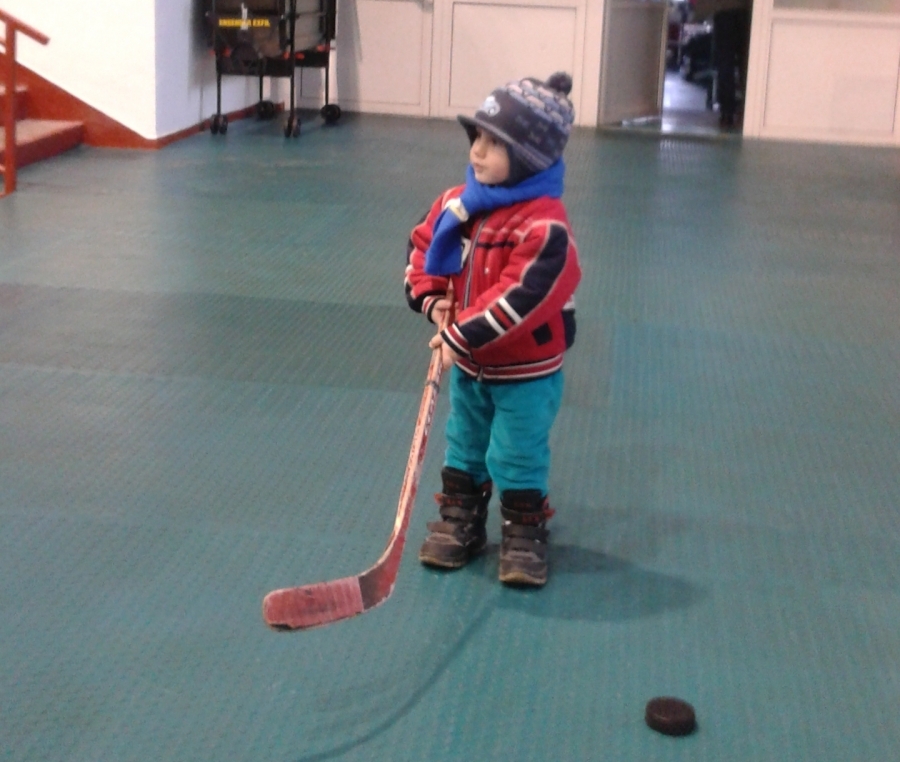 Pledoarie pentru sport, pentru sănătate. „Tati, vreau şi eu la hochei”