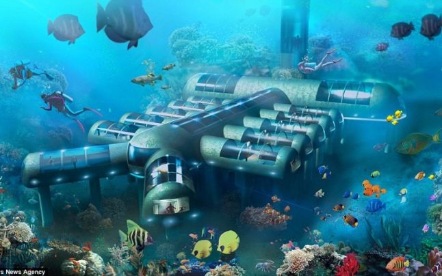 A fost aprobată construirea primului HOTEL SUBACVATIC din lume