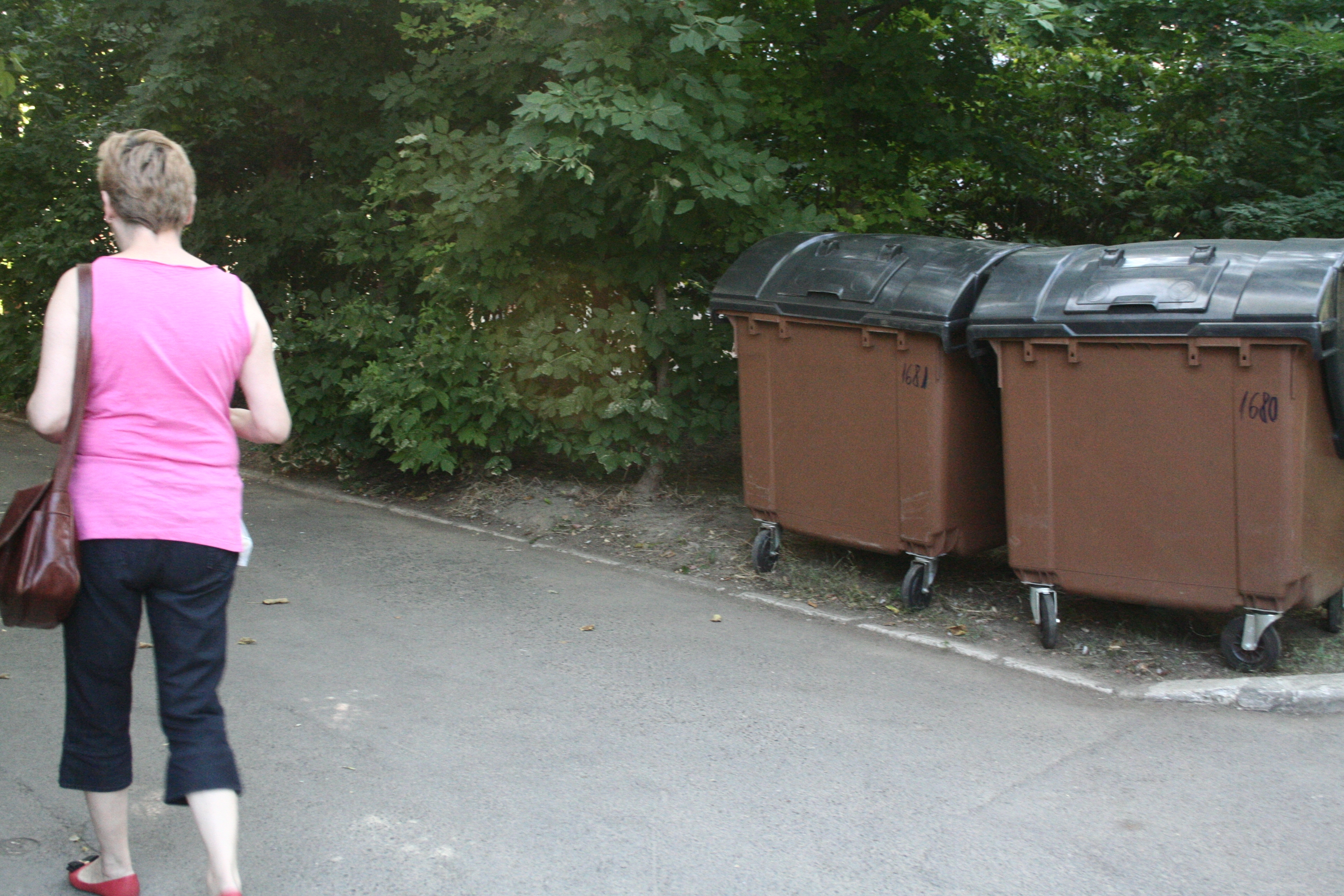 Pubele cu bucluc: Punct de colectare a gunoiului pentru o zi, la Parfumul Teilor