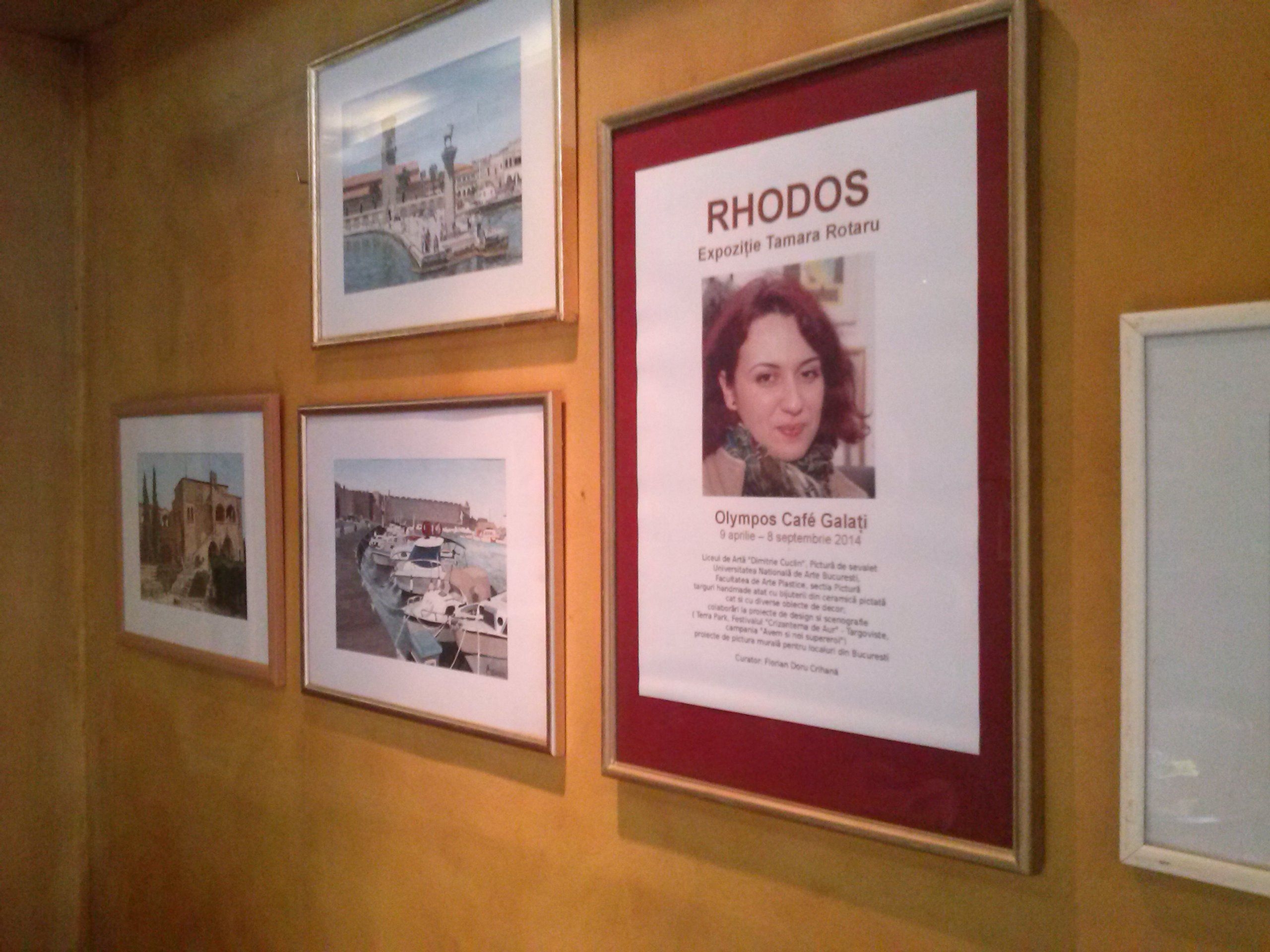 Simeze la o cafea/ Expoziţie de pictură Tamara Rotaru