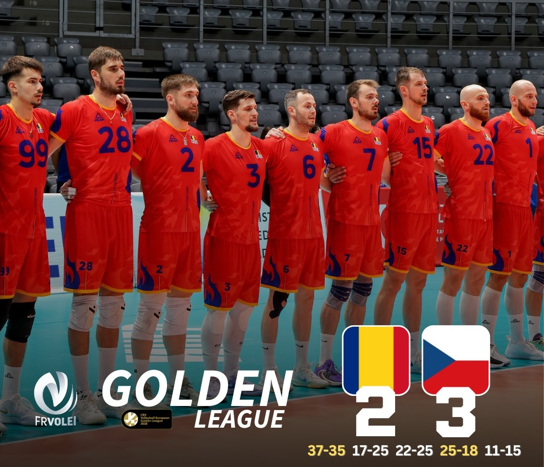 Golden League. Voleibaliștii români, la prima înfrângere