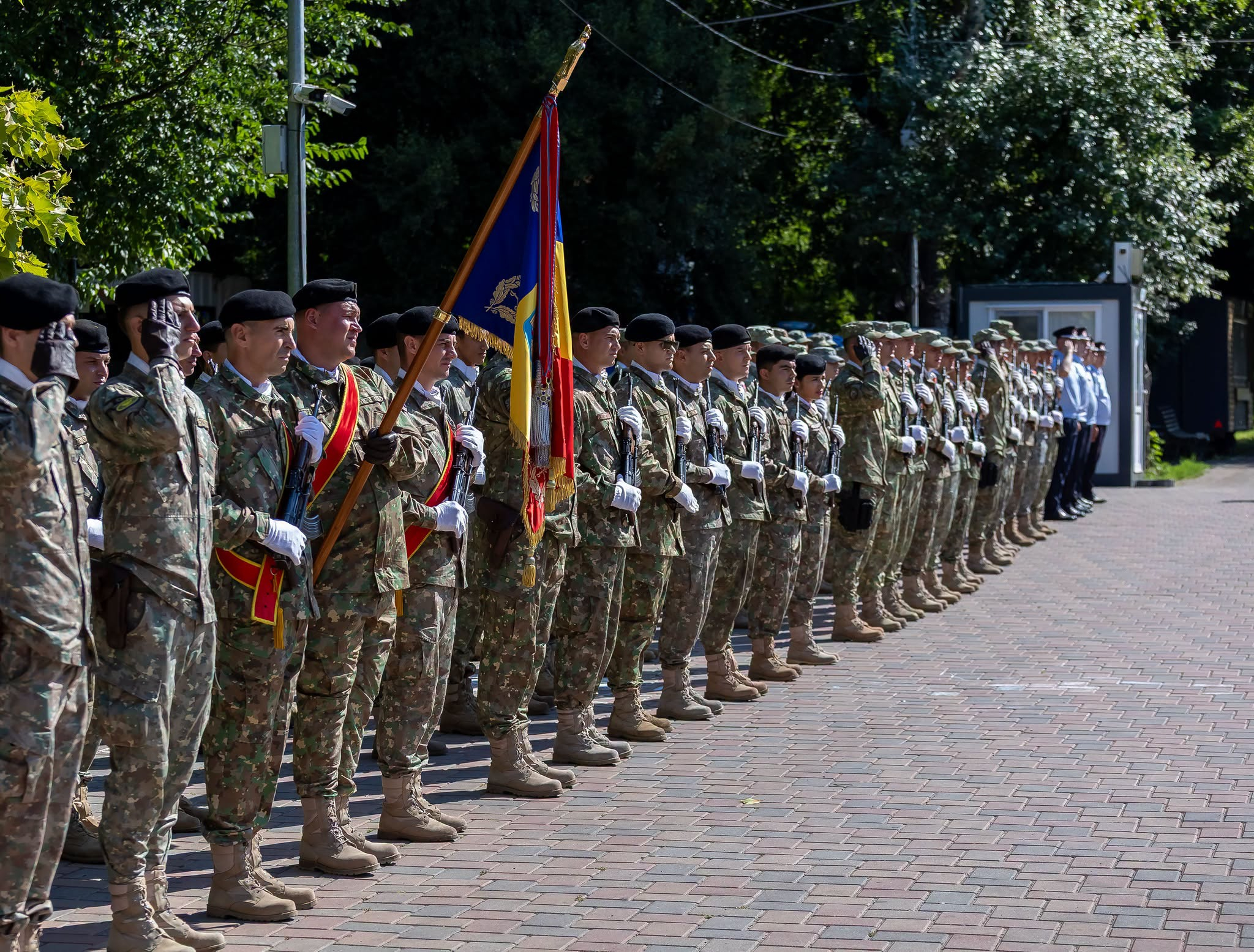 Galațiul a marcat Ziua Imnului Național în Piața Tricolorului