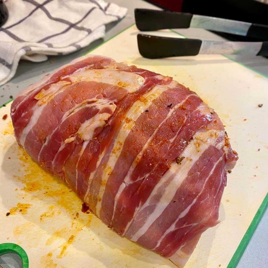 Reţetă de piept de curcan acoperit cu bacon