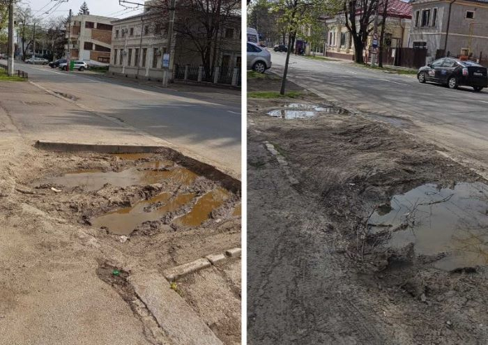 Poza zilei. „Capcanele” de pe Domnească