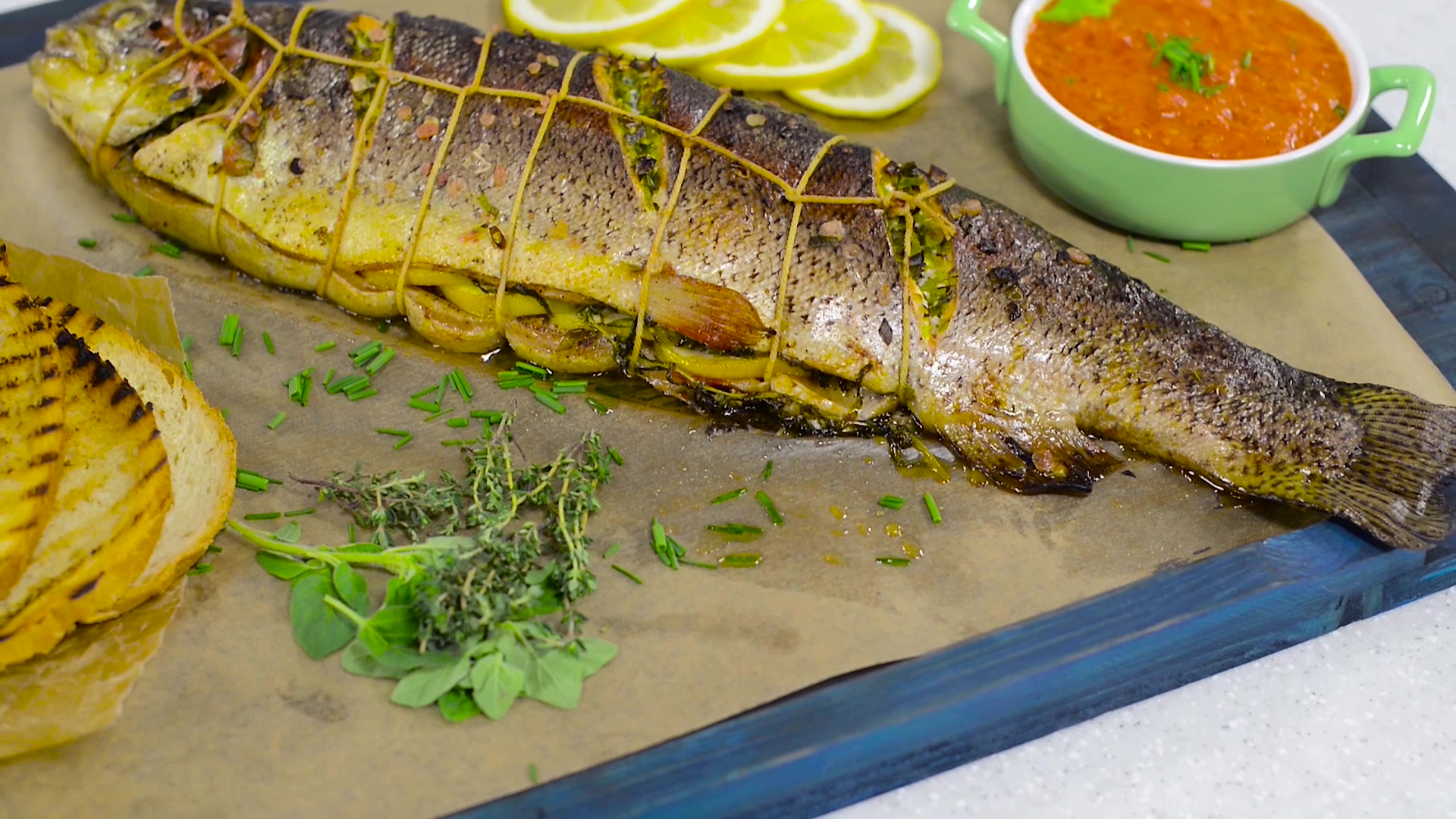 Păstrăv somonat la cuptor, deliciu pentru prânz