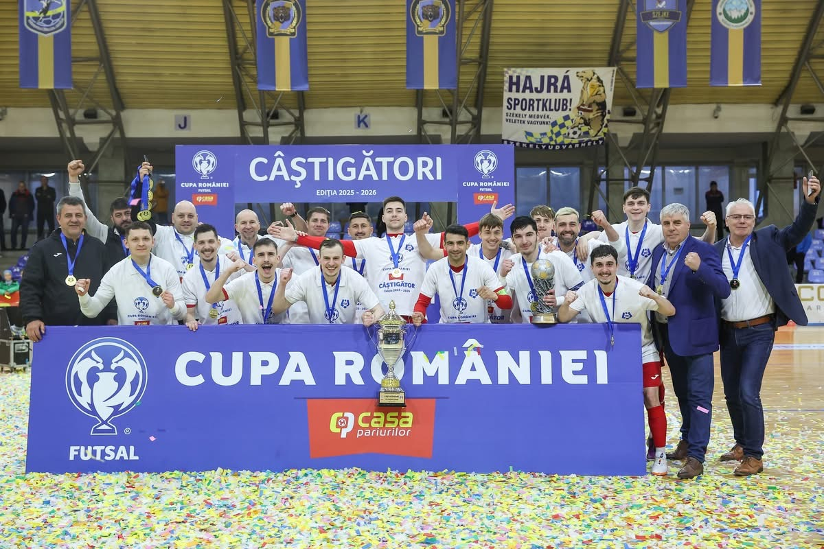 United a câștigat „Cupa României” la futsal. Un nou trofeu pentru sportul gălățean