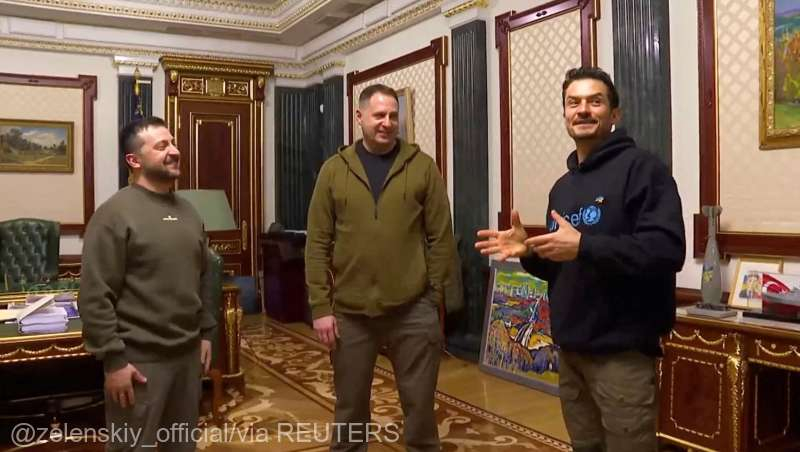 Orlando Bloom, de la „Pirații din Caraibe” la Kiev