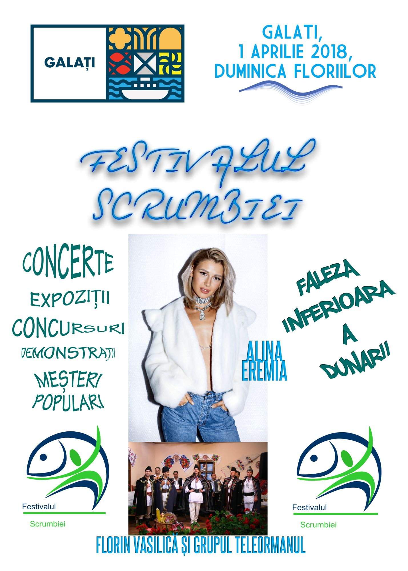 Festivalul Scrumbiei, 1 aprilie 2018 | PROGRAM