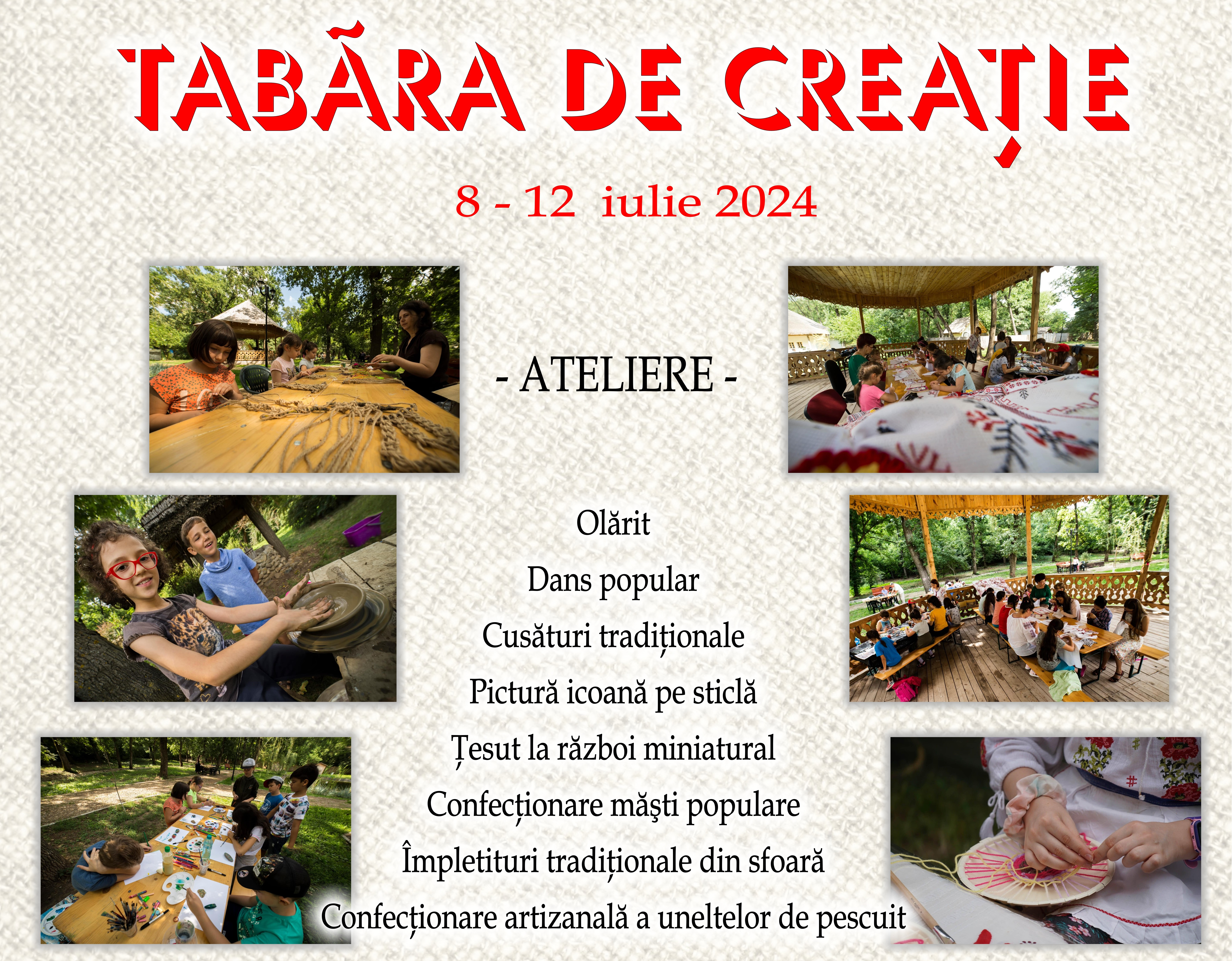 Tabără de creație pentru copii