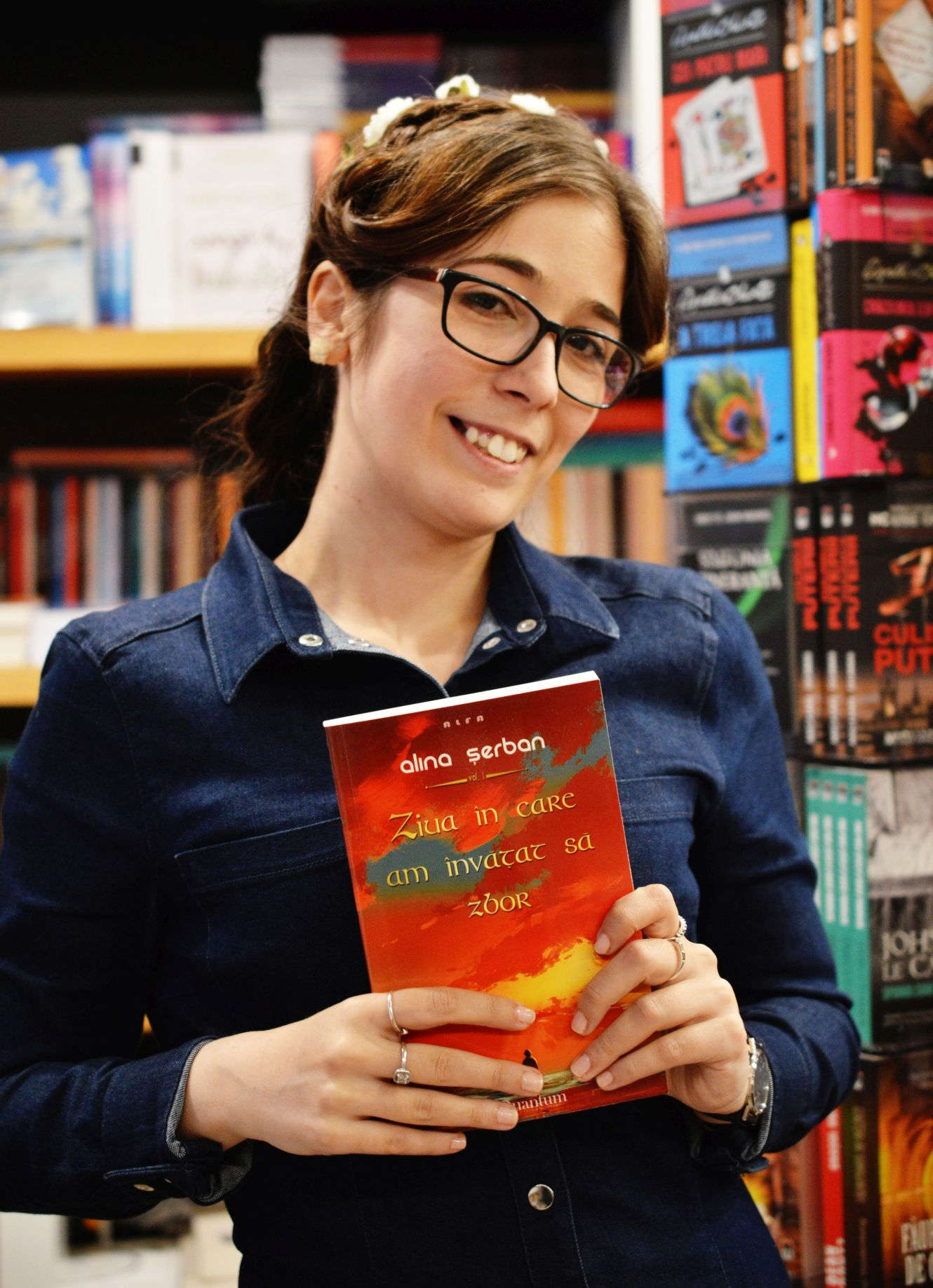 Alina Şerban, încă o prezenţă gălăţeană la GAUDEAMUS - cel mai mare târg de carte din România