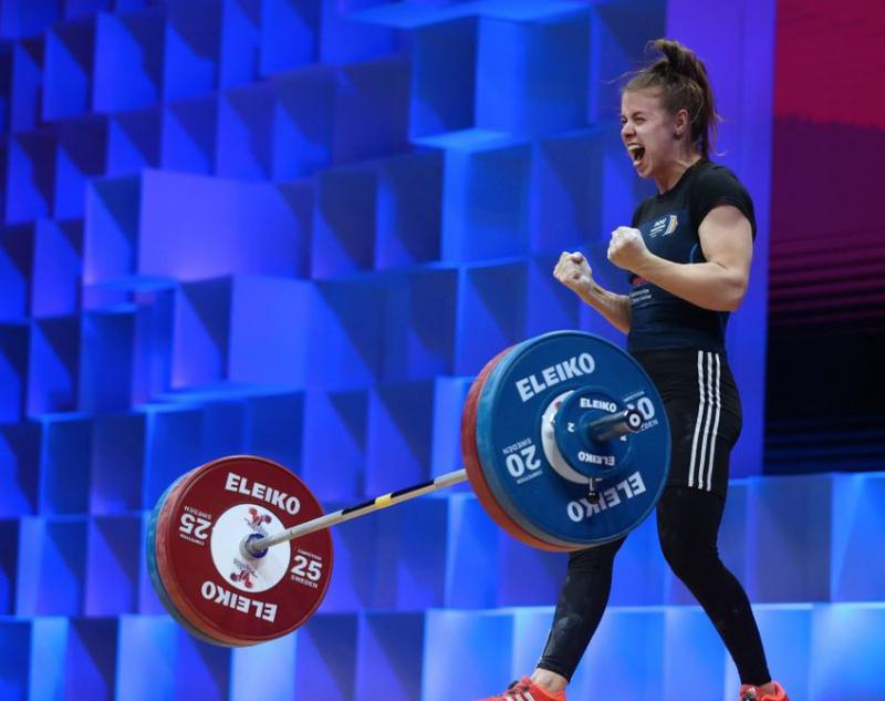 Loredana Toma, cea mai bună halterofilă europeană