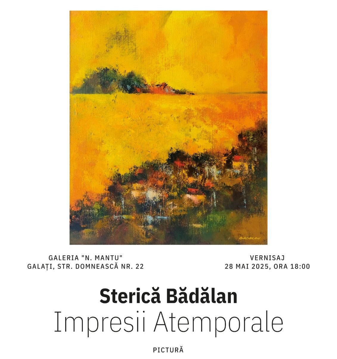 „Impresii atemporale”, pe simeze. Carnet cultural