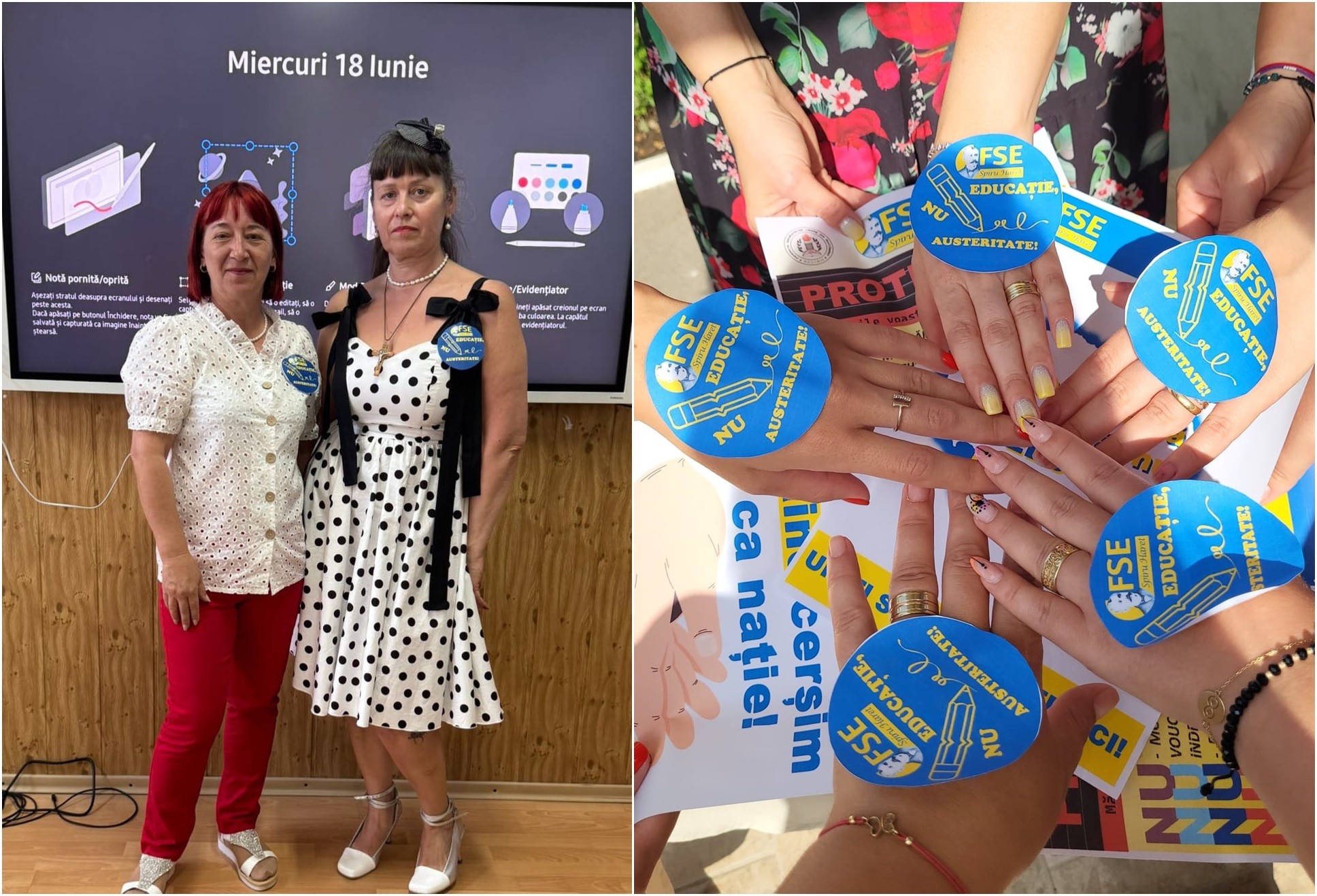 Cadrele didactice încheie anul școlar cu proteste