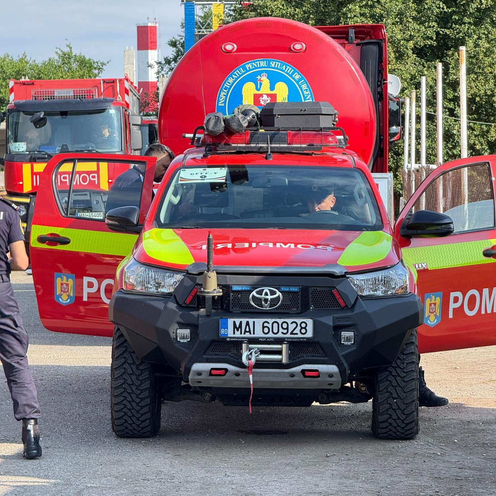 Pompieri gălățeni, în misiune internațională în Franța
