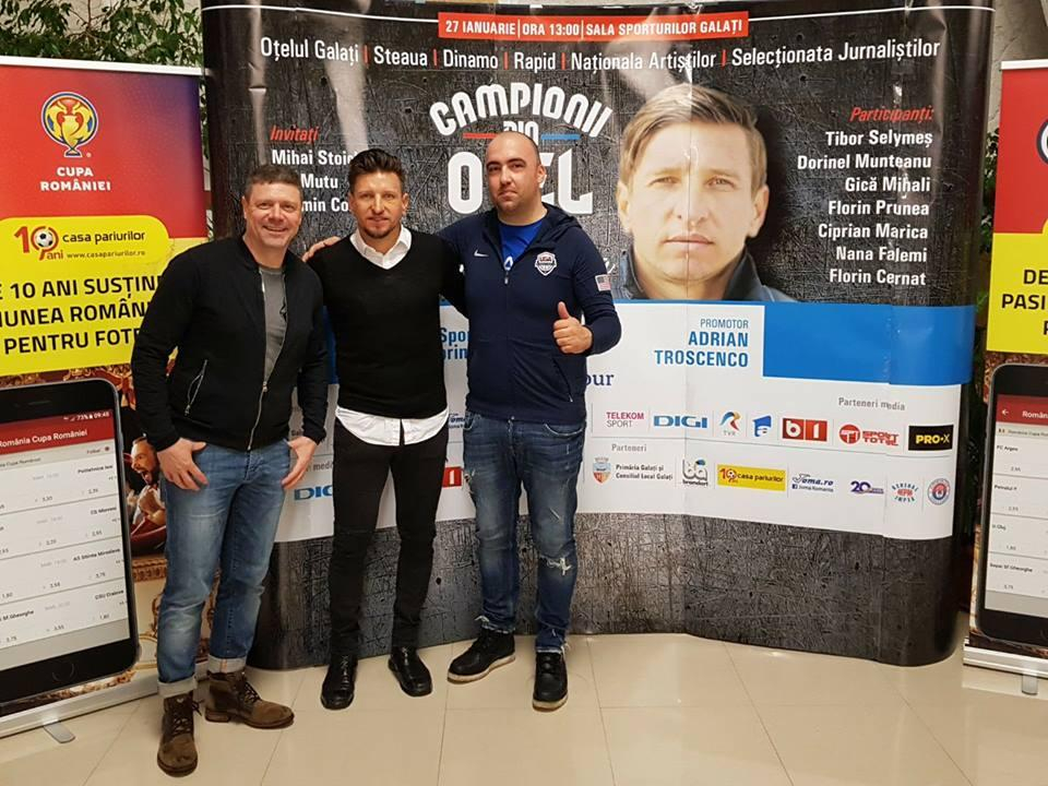 Glorii ale fotbalului românesc vin la Galaţi. Campionii din Oţel, eveniment de mare amploare