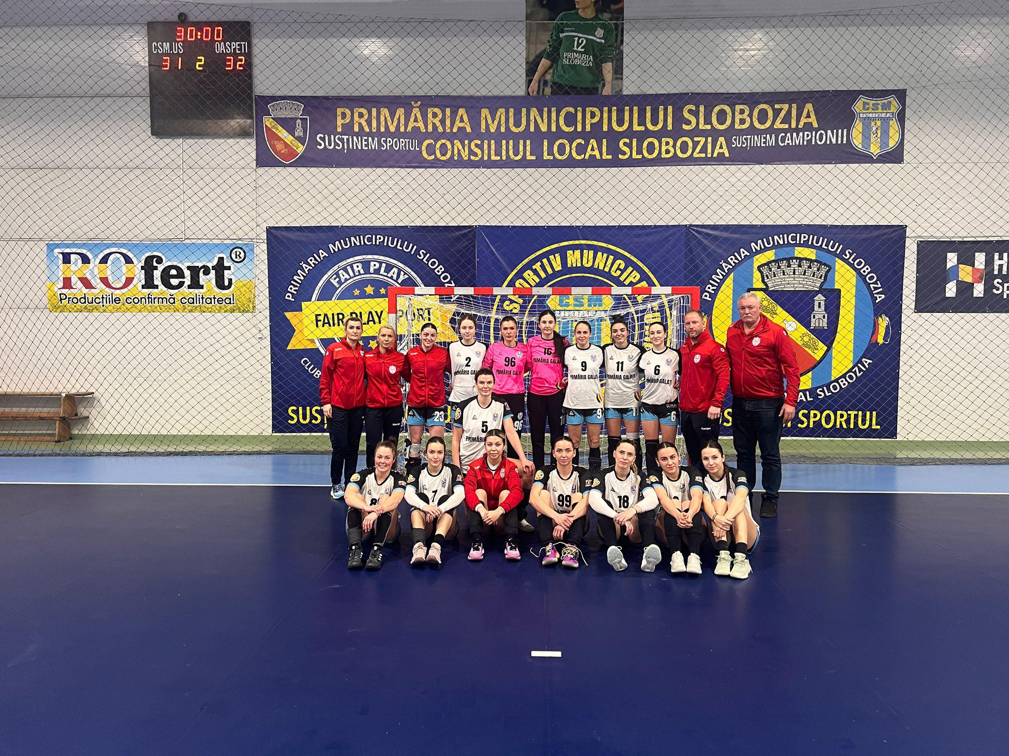 Fetele de la CSM Galaţi, în sferturile de finală ale Cupei