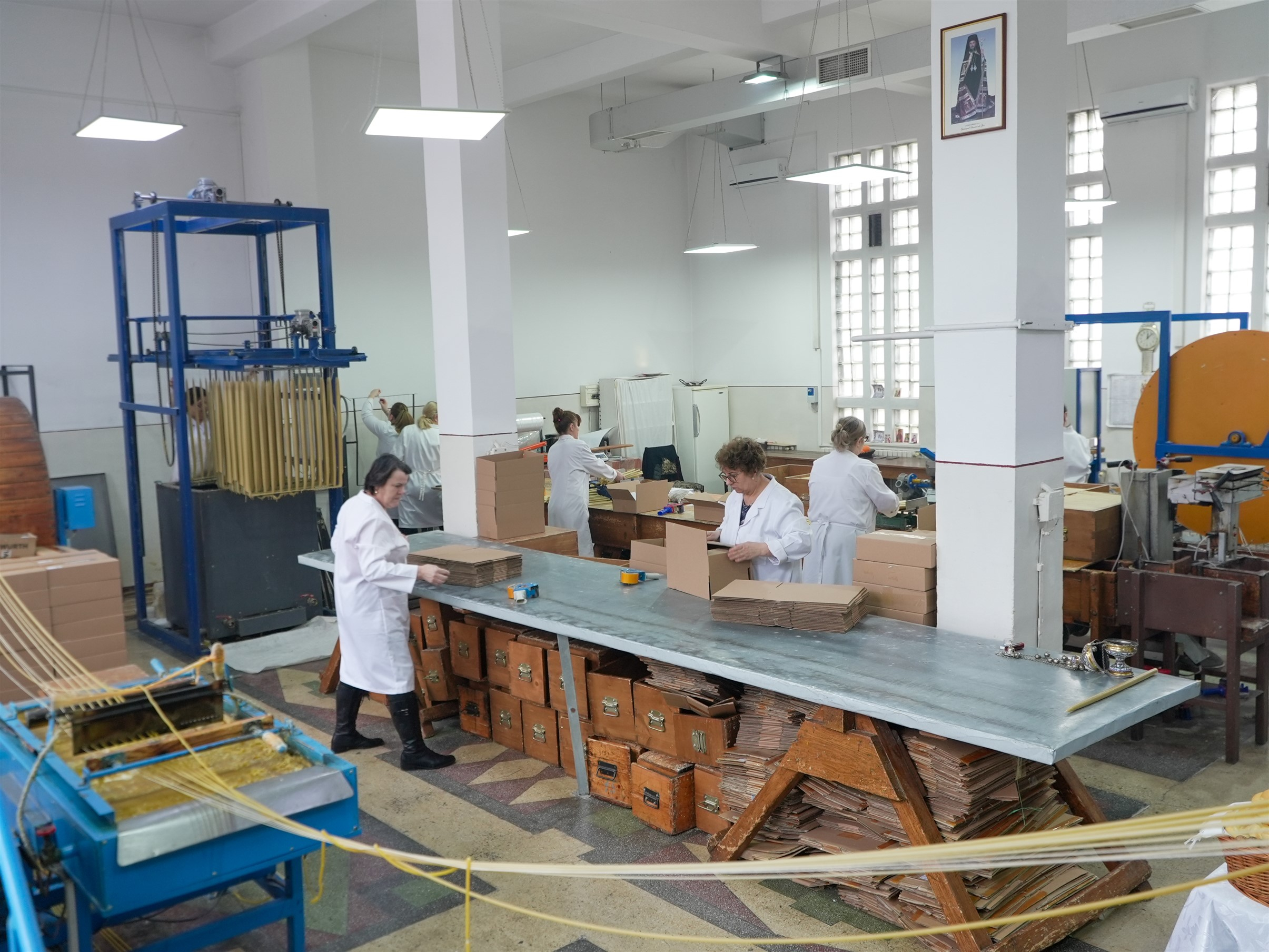 Hram la fabrica de lumânări ”Sf. Fotini” din Galaţi