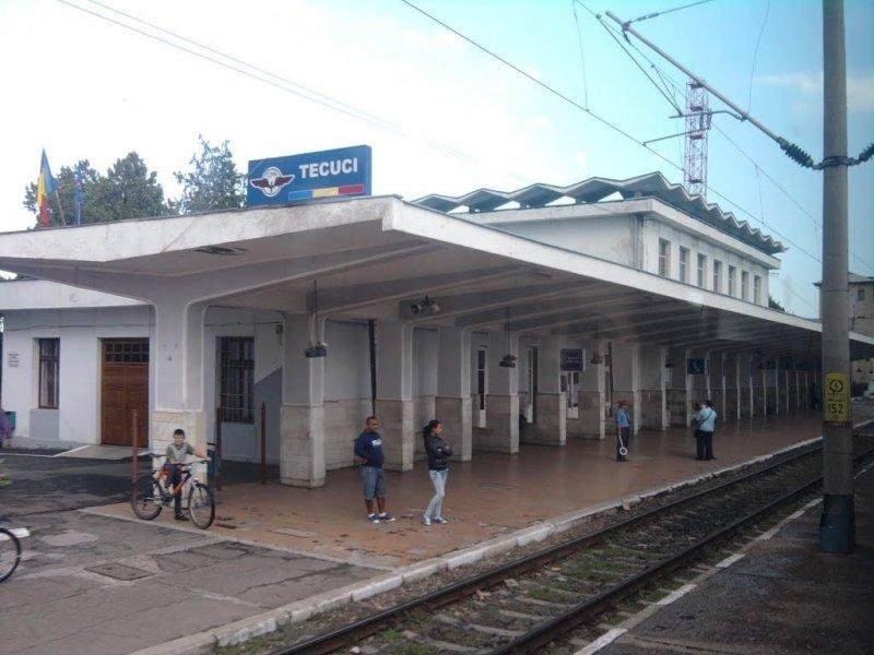 Gara Tecuci, modernizată de CFR