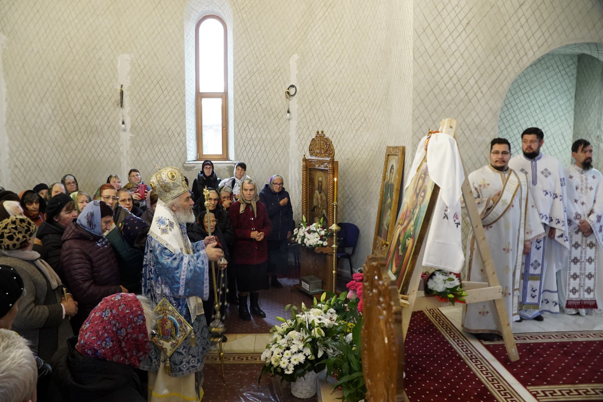 Hram la schitul ”Acoperământul Maicii Domnului” de la Frumușița