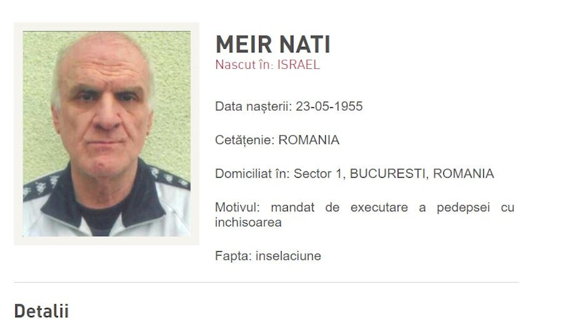 Nati Meir a fost extrădat din Grecia