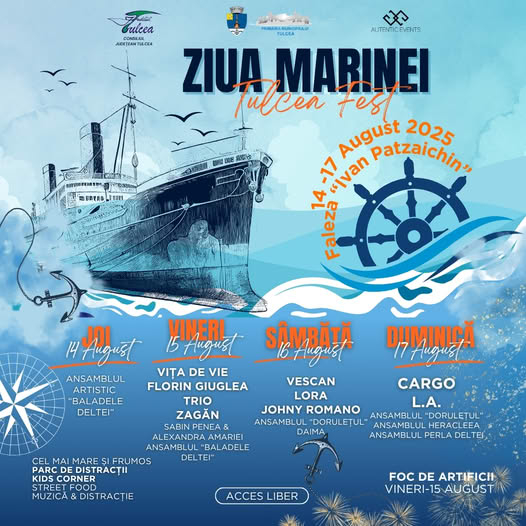 De Ziua Marinei, tradiţii şi concerte la Tulcea