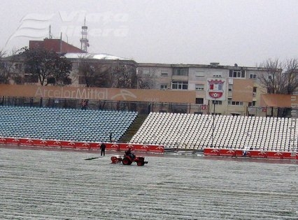 A îngheţat „Oţelul”!