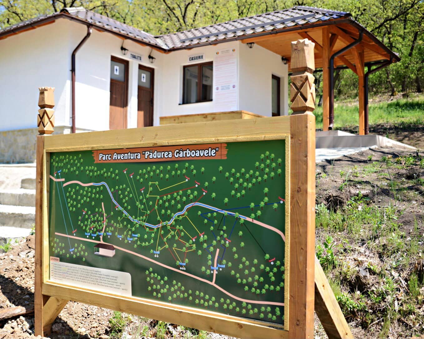 Pași necesari pentru deschiderea Parcului Aventura de la Gârboavele