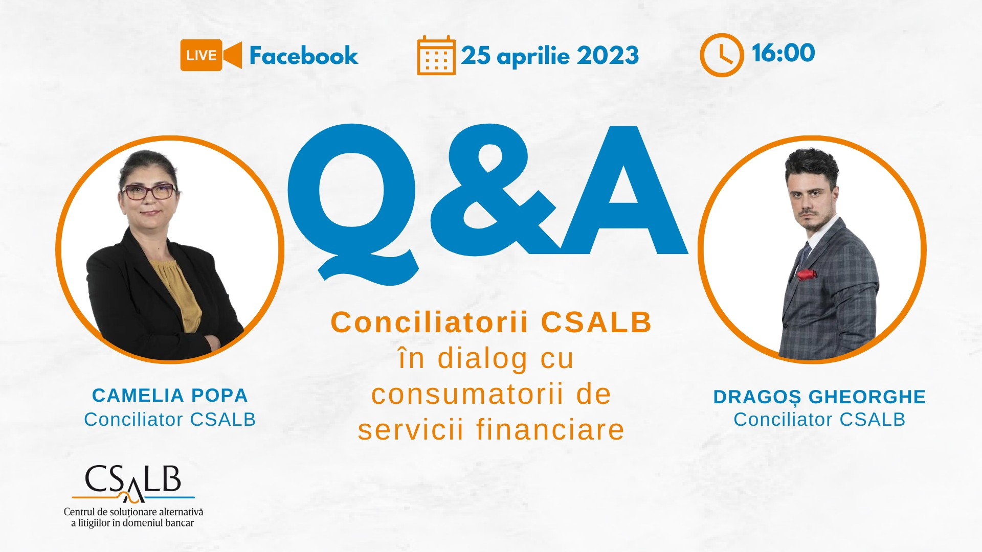 Dialog în direct între consumatori și conciliatori