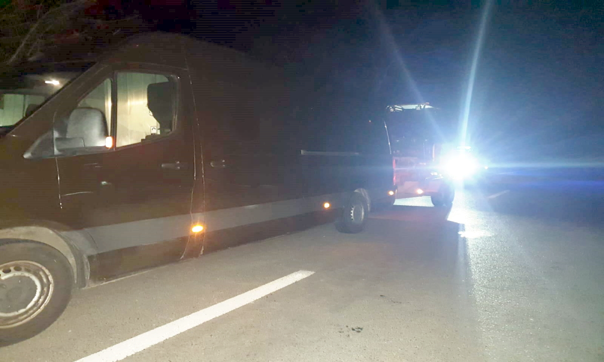 Pe șosea, cu o remorcă neînmatriculată