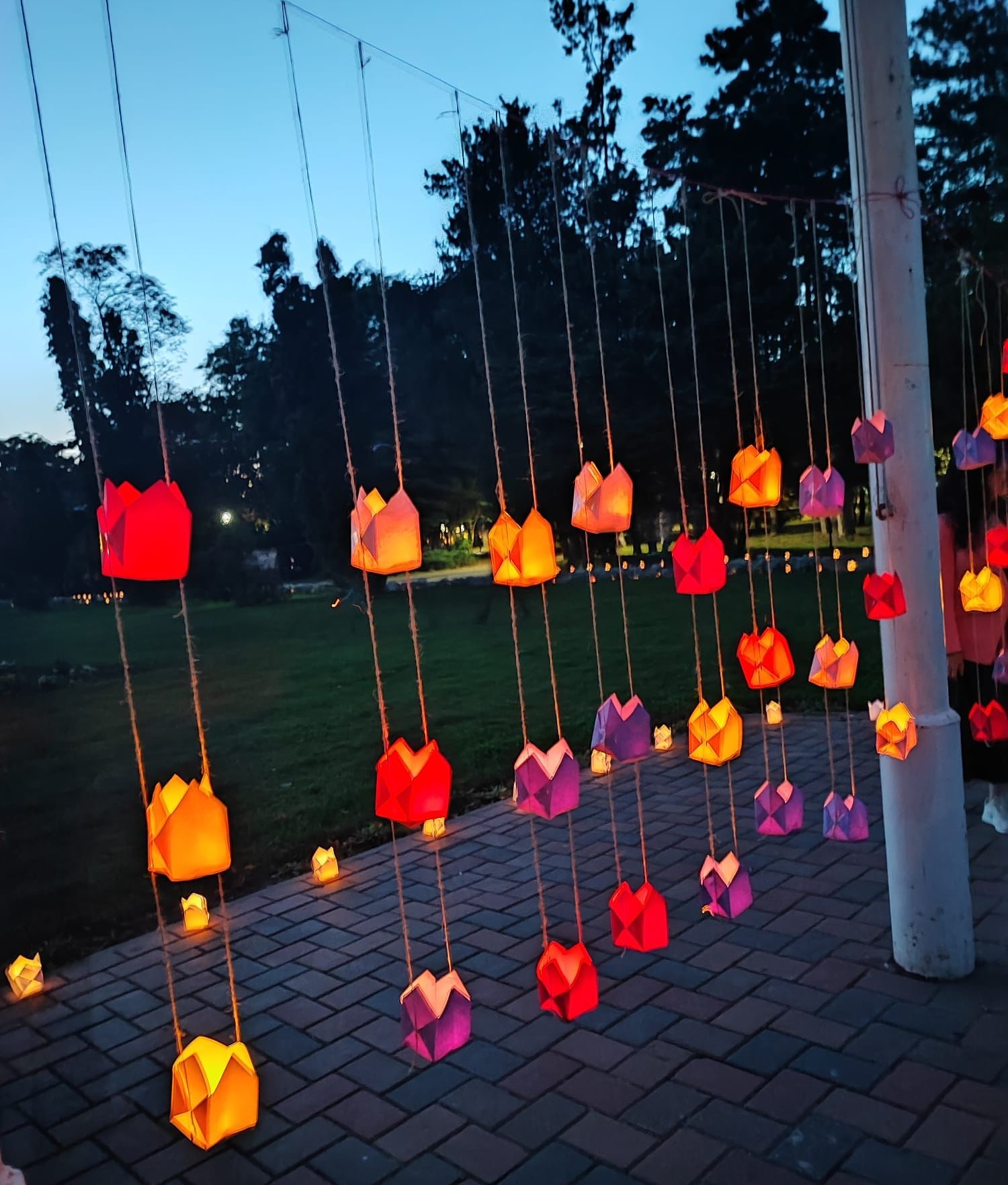 „Festivalul luminii”, în Grădina Publică