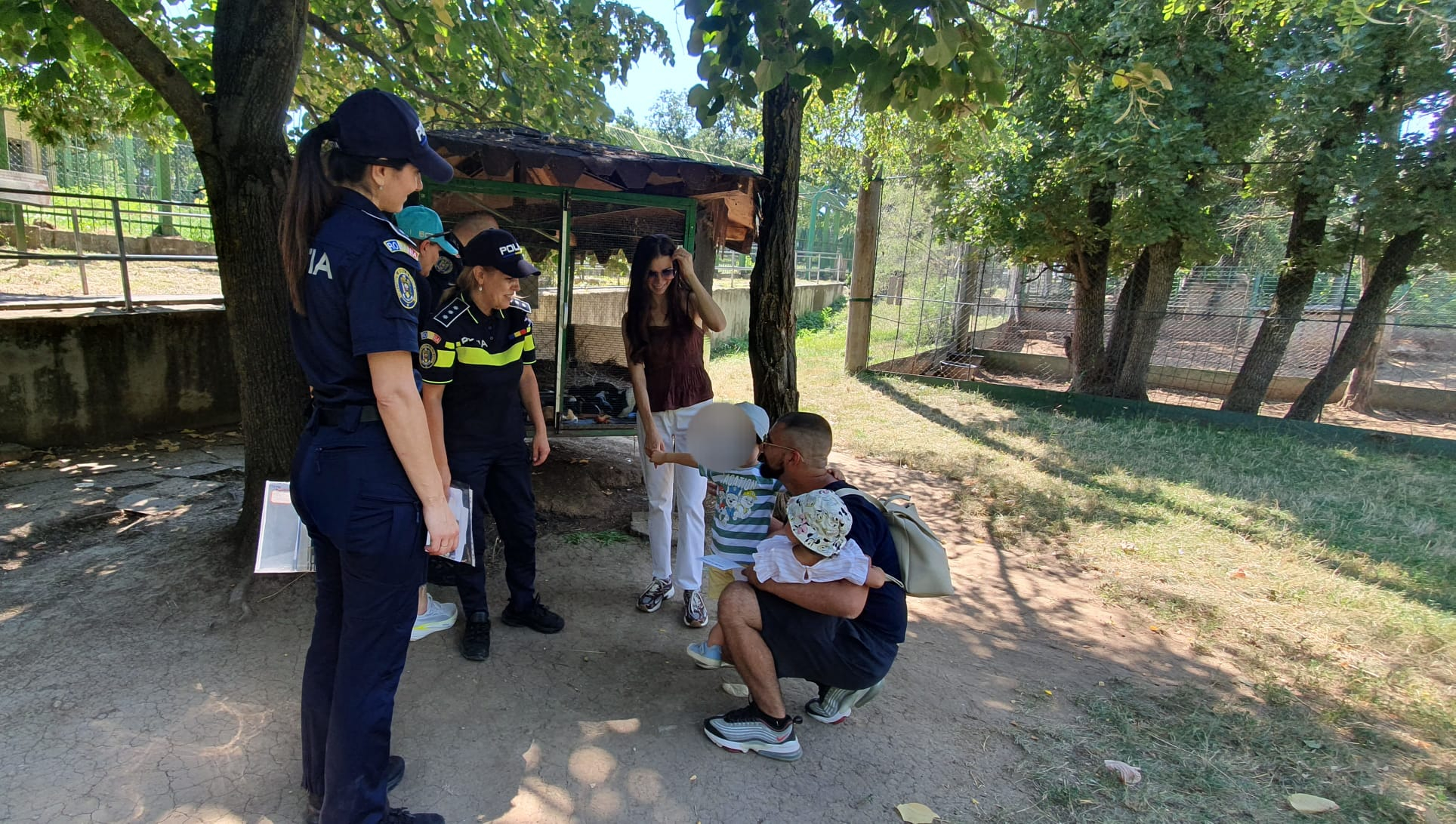 Polițiștii gălățeni au ajuns în Pădurea Gârboavele cu sfaturi pentru copii