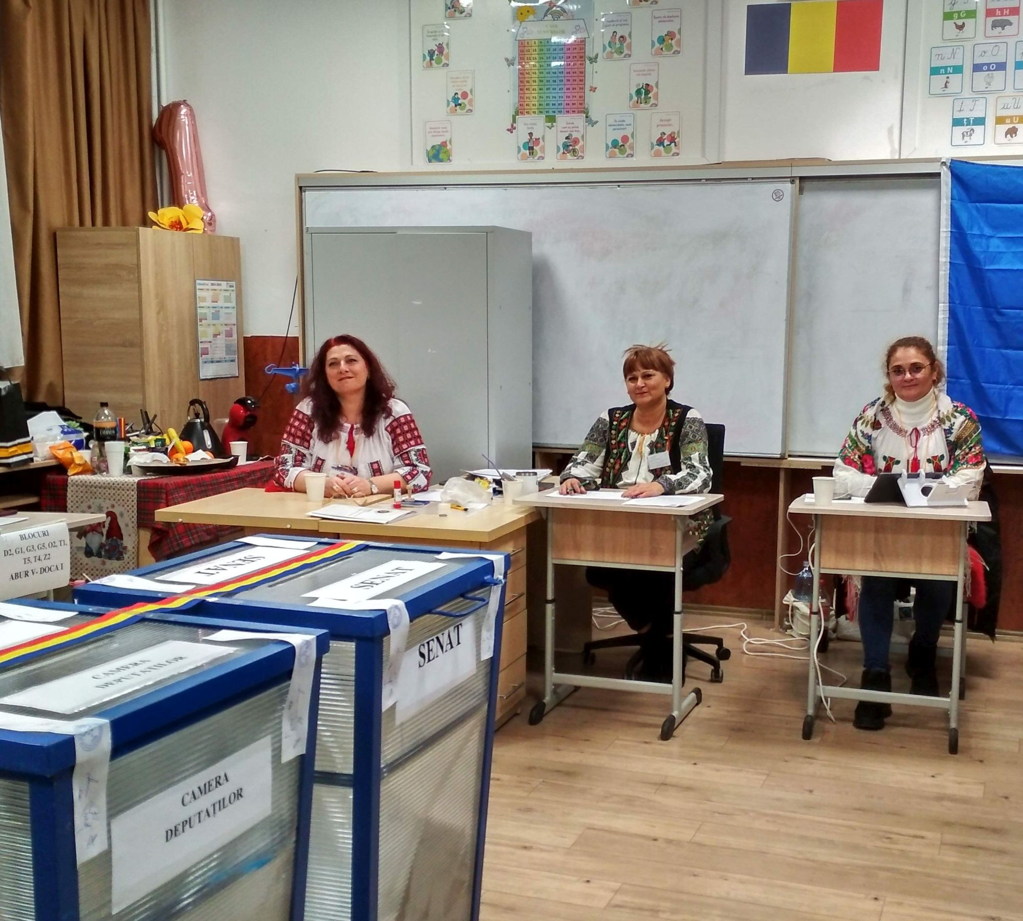 Sânzienele de la Secția de votare nr. 64