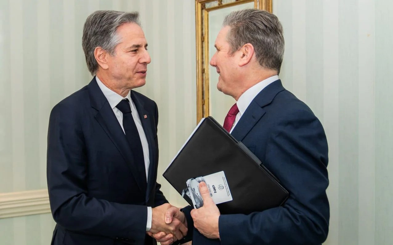 Antony Blinken, întânire cu premierul Keir Starmer
