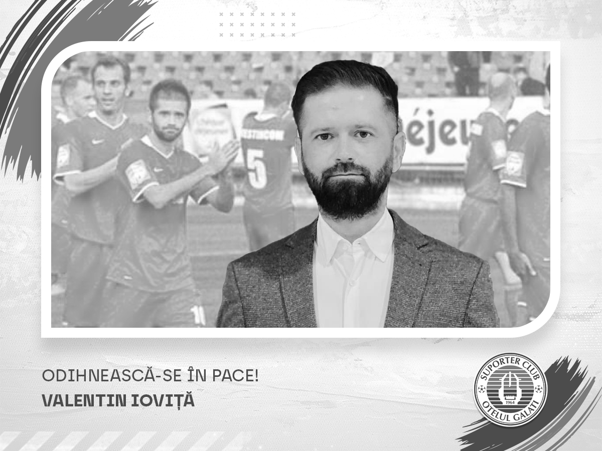 Doliu în familia Oțelului. Valentin Ioviţă a decedat la numai 40 de ani