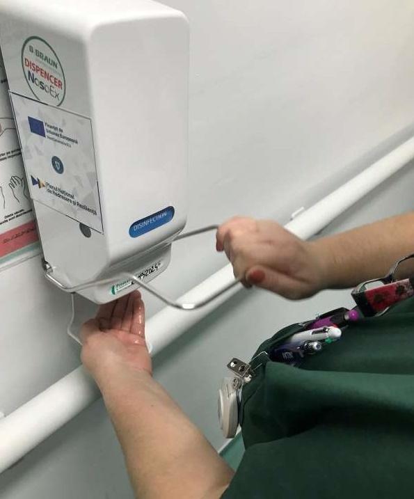 Sistem inteligent pentru igiena mâinilor