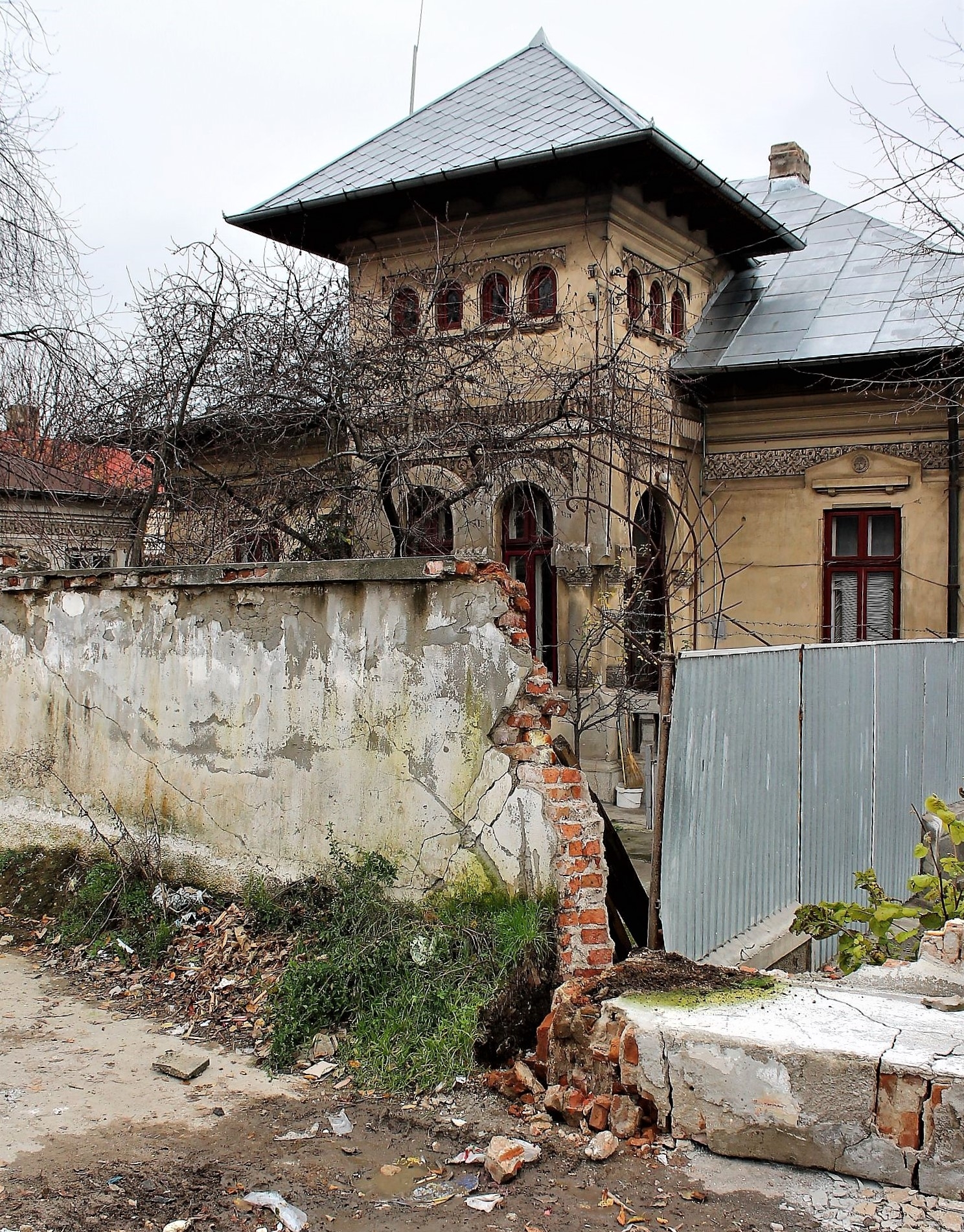 Daune accidentale | În timpul curăţeniei, i-au DĂRÂMAT gardul