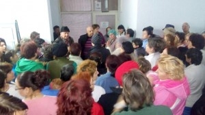 TULCEA: PROTEST la Spitalul Judeţean