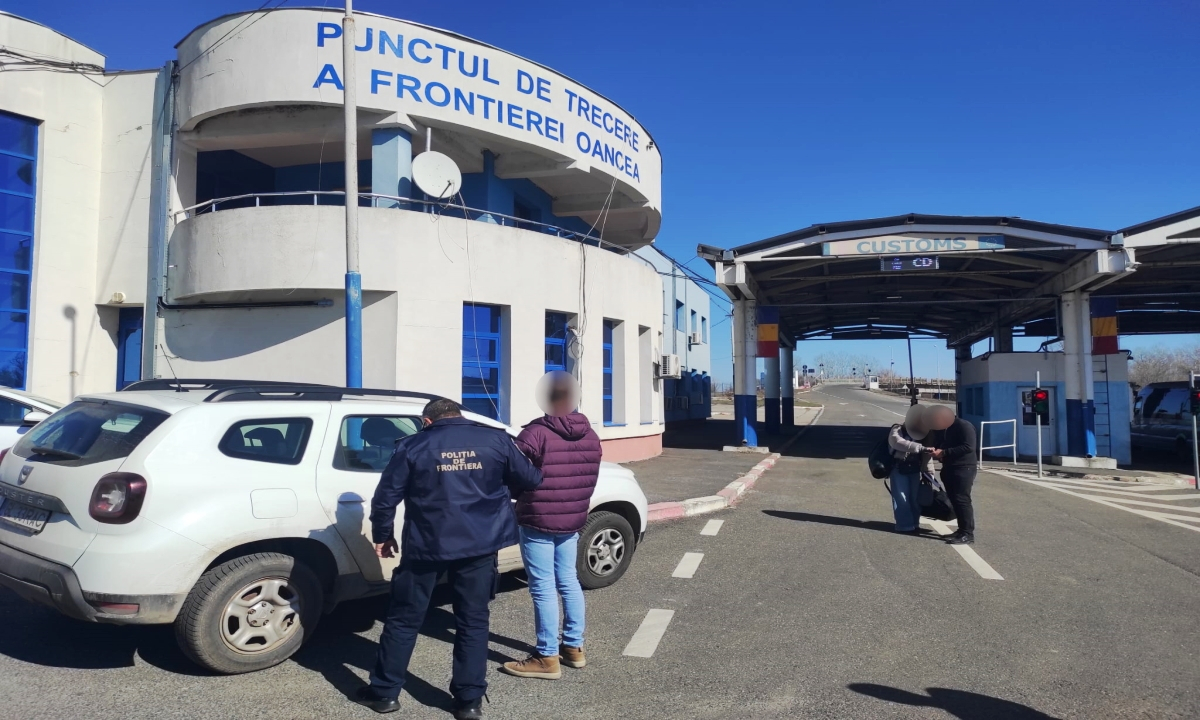 Ucrainean urmărit internațional, depistat la Oancea